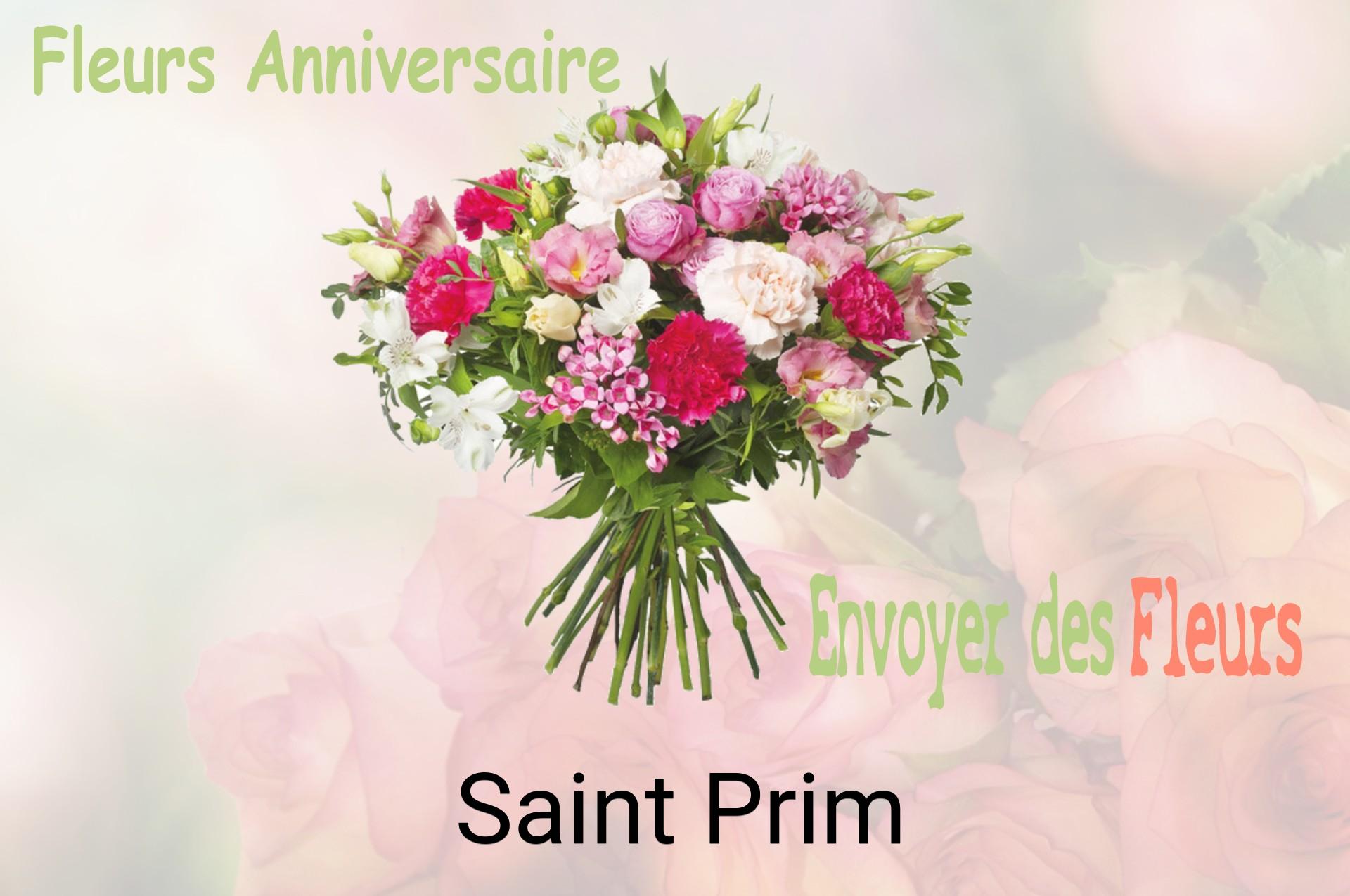 Bouquet de fleurs d’anniversaire livré à Saint-Prim