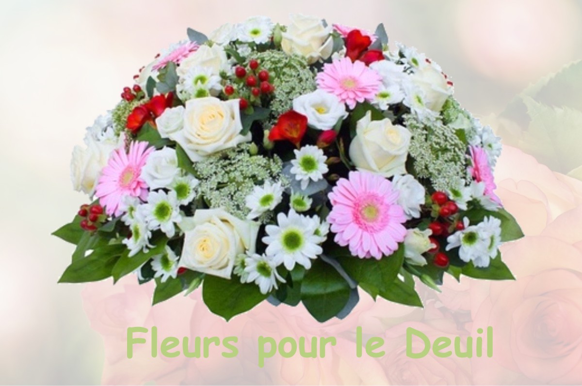 fleurs deuil SAINT-PRIM